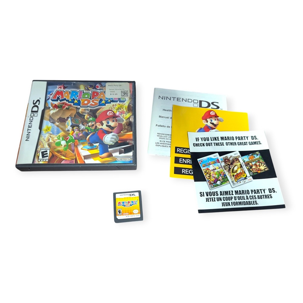 Mario Party‎ DS Nintendo DS Game Cartridge With Case Inserts